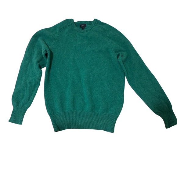 J. Crew Women's Green Crewneck Sweater - Picture 1 of 3